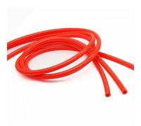 Tuyau en caoutchouc Tuyau en caoutchouc de Silicone 2/6/10/15M, tuyau Flexible rouge d'irrigation d'air d'aquarium, connecteur d'eau, tuyaux jardin(6 Meters,ID 8mm x OD 10mm)