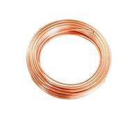 Tuyau en cuivre, 1 tube enroulé de,6 à 25 mm for plomberie, eau, gaz et chauffage central (bricolage)(12.7mm x 0.7mm)