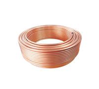 Tuyau en cuivre flexible enroulé, Tuyau de réfrigération en cuivre souple T2, 1 mètre, plusieurs tailles(OD 6mm x T 0.8mm)