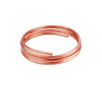 Tuyau en cuivre, Tuyau en cuivre de 8 mm, tube enroulé, bobine 1 m souple, fil, tuyau for climatiseur, refroidissement, bricolage(4x3mm)