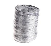 Tuyau en feuille d'aluminium de diamètre intérieur de 80 mm, tuyau de ventilation flexible de 3/6 mètres, tuyau d'aération de hotte, conduit d'évacuation double couche en feuille d'aluminium