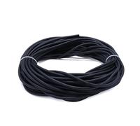 Tuyau en latex naturel de 1 mètre, haute résilience, élastique, for applications chirurgicales et médicales, tuyaux de plomberie(Black,ID 1.7mm x 4.5mm OD)