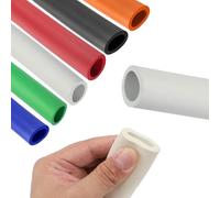 Tuyau en Mousse 18/22/25/28/32mm Isolation De Tuyaux, 1m Tuyau Isolation Souple Pour Support De Poignée Guitare Manchon De Protection(Blanc,25mmx5mmx1m)