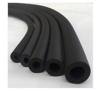 Tuyau en mousse noire isolante thermique, en caoutchouc, antidérapant, for le rembourrage, la protection des angles et des poignées des tuyaux d'arrosage(ID25mmxT15mmx2m)