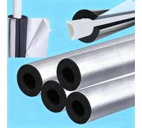 Tuyau en mousse résistant au gel, tuyau isolé, revêtement en feuille d'aluminium, for protéger les tuyaux d'eau de chauffage extérieurs pendant l'hiver, imperméable et ignifuge.(ID-325mm/T-30mm)