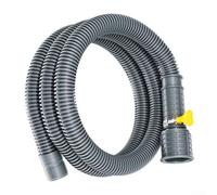 Tuyau en plastique pour raccordement de vidange de machine à laver et unité de climatisation d'évacuation des condensats avec flexibilité dimensionnelle et raccord stable (1 m)