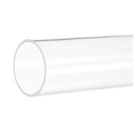 Tuyau en Polycarbonate rigide transparent, diamètre extérieur de 45 à 90mm, épaisseur de paroi de 2mm, longueur de 500mm, for la décoration d'éclairage de Drainage d'eau, 1 pièce(80mm*2mm)
