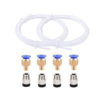 Tuyau En Ptfe Pour Imprimante 3d Reprap, 2x2 M, 2 Mm Od4 Mm, Avec 4 Connecteurs Pneumatiques Pc4-M6 4 Pc4-M10, 1.75mm