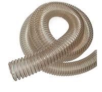 tuyau en PU pour aspiration de poussière, Longueur faite sur commande de tailles multiples tuyau d'extracteur d'espace libre polyuréthane d'unité centrale(Dia-375mm (14.7 Inch))