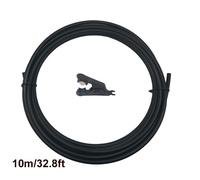 Tuyau en PVC de qualité alimentaire pour système d'irrigation,tube PE,kits de brumisation,noir,blanc,beige,1/4mm,6.35 en effet - Type 10m Black-1/4