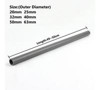 Tuyau en PVC gris avec coude à 90 °,connecteurs directs,débordement d'aquarium épais,raccord de vidange d'entrée et de sortie d'irrigation JoendocGarden,20-50mm - Type Style 5(O D)-32mm(1Pc)