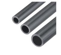 Tuyau en PVC gris foncé, raccords d'arrosage for l'irrigation horticole, tuyau rond rigide, tuyau d'arrosage haute résistance.(54.7x60x350mm)