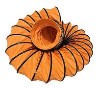 Tuyau en PVC Longueur 5m/10m, Gaine de ventilation Flexible, Tuyau flexible PVC Conduit en PVC antidéflagrant pour ventilateur d'extraction dans les usines,10M-diam:200mm