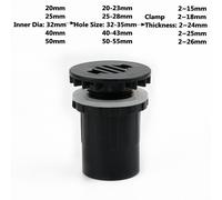 Tuyau en PVC noir avec coude à 90 °,connecteurs directs,débordement d'aquarium épais,raccord de vidange d'entrée et de sortie d'irrigation JoendocGarden,20-50mm - Type Style 4(I D)-32mm(1Pc)