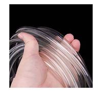 Tuyau en PVC transparent, diamètre intérieur 2, 3, 4,5, 6, 8, 10, 12, 14, 16, 18, 19, 25, 32, 38, 50 mm, for eau et huile(5 * 7mm(10m))