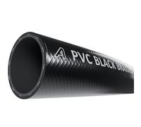 Tuyau en PVC tressé noir de 19 mm x 26 mm pour utilisation à haute pression, tuyau flexible pour eau, gaz, huile, qualité alimentaire, 5 m