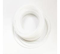 Tuyau en silicone blanc ID 2 mm à ID 8 mm Petit tuyau d'eau en silicone Tuyau en silicone blanc Manchon en caoutchouc de silicone(20M*6MM*9MM)