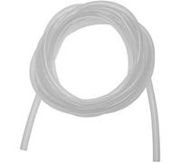 Tuyau en silicone de 2 m, 4 x 6 mm, intérieur : 4 mm, extérieur : 6 mm, transparent, extensible, adapté à un usage alimentaire, sans BPA