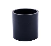 Tuyau en Silicone droit universel for liquide de refroidissement, 3/4 plis, 76mm de long, ID 48mm, 51mm, 55mm, 57mm, 60mm, 63mm, 65mm, noir(ID 51mm 3ply)