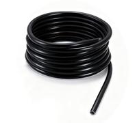 Tuyau en Silicone Noir 4 m - ID 5 mm OD 10 mm - Durite Silicone Turbo Flexible Haute Température pour Vide Automobile Moteur et Industrie