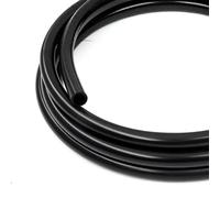 Tuyau en silicone transparent de qualité alimentaire de 1 m - Diamètre intérieur: 0,5 à 10mm, diamètre extérieur: 1 à 16mm, for le transport d'eau, de gaz et de liquides(Black,4mmx8mm)