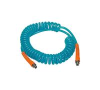 Tuyau en spirale, vissage, ressort de protection anti-torsion, renforcé en PU, G 3/8, tuyau Ø 12 x 8, PN à 23 °C max. 14 bar, longueur 7,5 m.