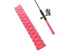 Tuyau enroulé pour canne à pêche, gaine thermorétractable pour tige de pêche, gaine thermorétractable, emballage de tuyau coulissant de 1 m, accessoires de pêche imperméables et isolants