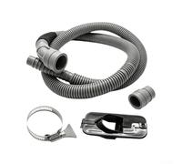 Tuyau Évacuation Eau 176cm Anti-Fuite Tuyau Évacuation Eau 176cm | Compatible modèles pour samsung, flexible, résistant aux détergents, 176cm, gris