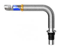 Tuyau Évacuation Évier Cuisine Métal, Anti-odeur anti-refoulement + 150cm | Conception flexible, Système d'évacuation, Réparation plomberie, Pour professionnels