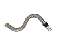 Tuyau Evacuation Lavabo 40Cm 60Cm en acier inoxydable cuisine salle de bains évier Siphon déchets Drain tuyau Flexible tuyau maison rétractable Tube de Drainage(60cm)