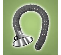 Tuyau Evacuation Seche Linge Bras Collecteur Flexible avec Buse Ronde, Tuyau D'évacuation Articulé pour Sèche-linge, Conduit D'extraction de Fumées Laser de 10 à 20 cm(10cm(3.9in),L 250cm(8.2ft))