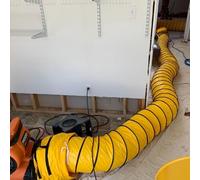 Tuyau evacuation Tuyau Flexible En PVC De 3 5 10 M, Avec Corde Réglable, Crochet S Support En Acier, Tuyau Ventilation, Ventilateur D'extraction Et Extracteur D'air(L 16ft/5m,ID 20in/500mm)