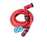 Tuyau extensible FITT YOYO GO 15 m coloris Rouge
