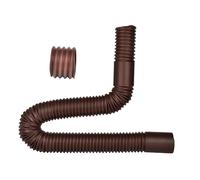 Tuyau extra flexible de 2 m pour tuyau d'extension de tuyau de descente POLARDAYS de 7,6 cm, diamètre intérieur de 6,6 cm et diamètre extérieur de 7,6 cm, rallonge de bec de descente, connecteur de