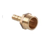 Tuyau fileté Raccord réducteur droit en laiton 1 pièce, raccord de tuyau type PC, queue cannelée 1/8 1/4 1/2 3/8 pouce BSP filetage mâle(8MM*1/2INCH)