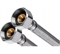 Tuyau flexible 3/4 x 3/4 pouce - tuyau renforcé en acier inoxydable de 1000mm - raccord du tuyau au robinet