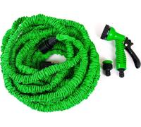 Tuyau flexible 7,5m + douche de jardin Tuyau d'arrosage