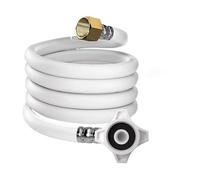 Tuyau Flexible Antidéflagrant For Machine À Laver, Longueur 80/100/150/200/300/500 Cm, Entrée D'eau G1/2-G3/4 Pouce, Plomberie De Salle De Bain(80cm)