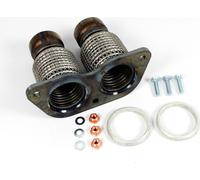 Tuyau flexible catalytique y compris jeu de joints 2x 55,5 x 135mm pour BMW Série 1 E81 Série 3 E90-E93