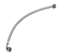 Tuyau flexible coudé en acier 304 de 1,27 cm, résistant à la corrosion, accessoire de salle de bain et de cuisine, tuyau tressé en acier