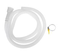Tuyau Flexible D’évacuation pour Climatiseur Portable, PVC Blanc | Interface 15 à 25mm, Léger et Souple, Installation Simple, Usage Machine à Laver