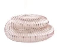 Tuyau Flexible D'aspiration De Collecte De Poussière, 1m De Long, Tuyau D'aspiration Super Léger Pour Systèmes D'aspiration, Poussière De Bois, Copeaux De Bois, Antistatique, Ignifuge (Dia 70MM)