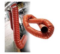 Tuyau Flexible De 1 À 12 Pouces De Diamètre, Tuyau D'échappement Résistant À La Chaleur For Atelier Auto, Sécheuse, Générateur D'énergie, Climatiseur(160mm(6 1/4"),L-8m(26.2ft))