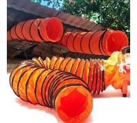 Tuyau flexible de 5,9/7,9/9,8/11,8/13,8/15,7/17,7/19,7/21,7/23,6 pouces de diamètre for ventilateur utilitaire, for restaurants/usines/tunnels, tuyau d'échappement de ventilation(L 32.8 ft/10m,Dia-23.
