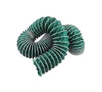 Tuyau flexible de conduit d'air, résistant à la chaleur et aux flammes, tissu triple résistant pour hotte de cuisine, séchoir à air, évacuation de salle de bain - 35,5 cm de diamètre, 400 cm de long
