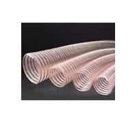 Tuyau flexible de conduit en polyuréthane PU, tuyau d'aspiration séparateur poussière Dia-20/0,8 pouces, 1,5 d'épaisseur (80 mm)(550mm)