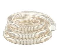 Tuyau flexible de conduit en polyuréthane PU, tuyau fil d'acier plaqué cuivre, épaisseur paroi transparente et durable 2 mm(Inner Diameter: 160mm)(Inner diameter: 125mm)