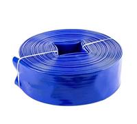 Tuyau flexible de décharge d'eau utilitaire recouvert de PVC pour le drainage, pompe submersible, lavage à contre-courant et transfert général d'eau 50m 1-inch