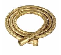 Tuyau flexible de douche en acier inoxydable doré de 1,5/2/3 mètres, rallonge de tuyau de plomberie, tube de traction, accessoires de salle de bain, doré, 2,0 m
