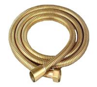 Tuyau flexible de douche en acier inoxydable gris doré de 1,5/2/3 m, rallonge de tuyau de plomberie, accessoires de salle de bain(Gold,200cm)